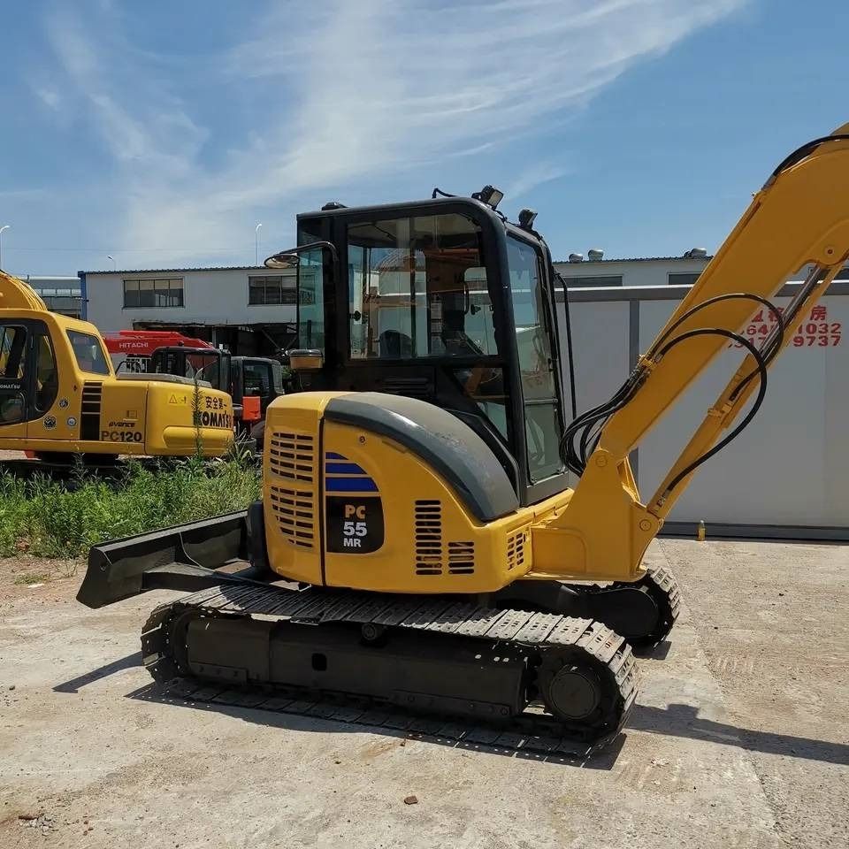 2020 Komatsu PC55MR mini excavator, side view