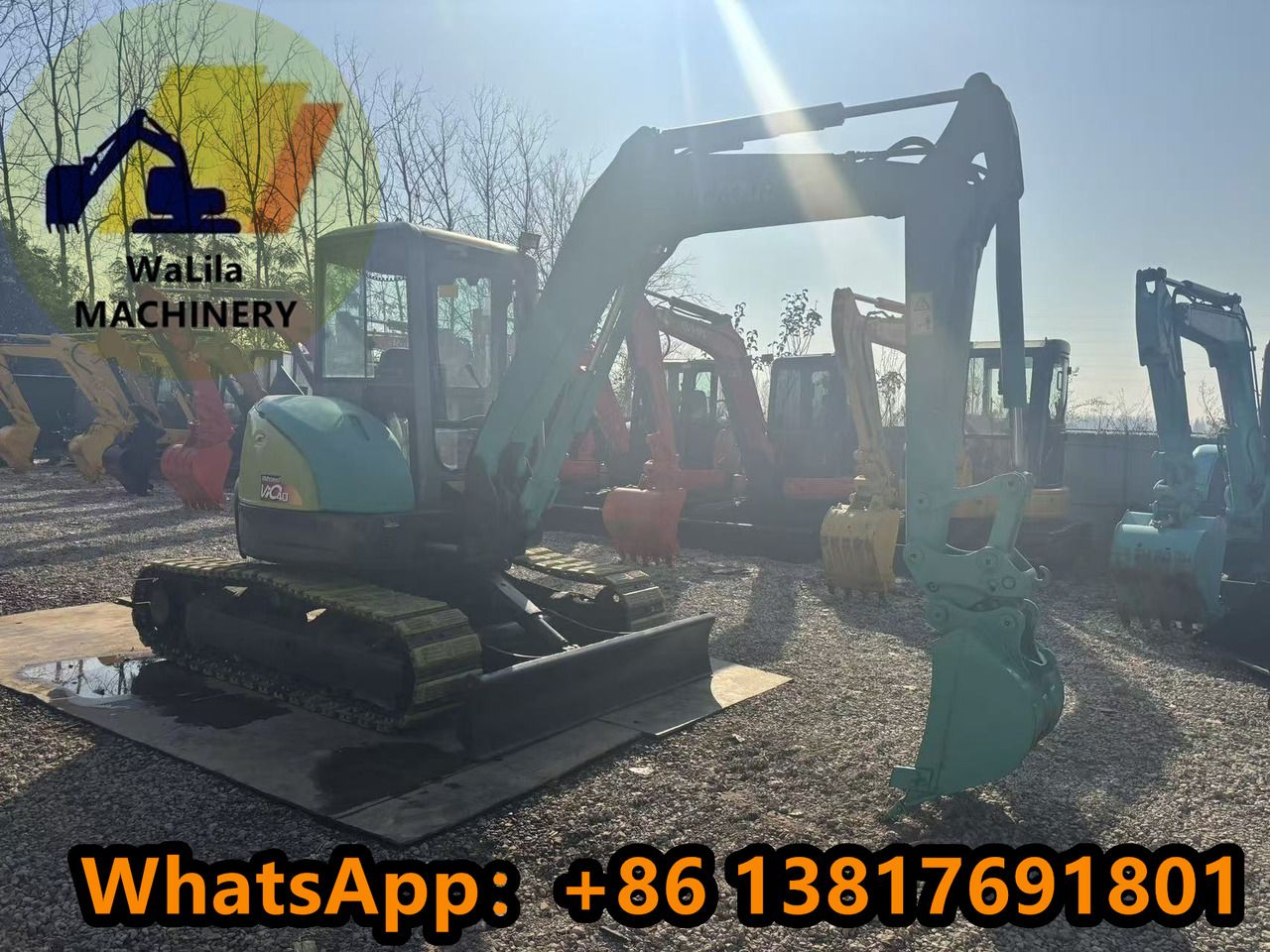 2023 Yanmar VIO40 mini excavator, side view 2023 Yanmar VIO40 mini excavator, side view