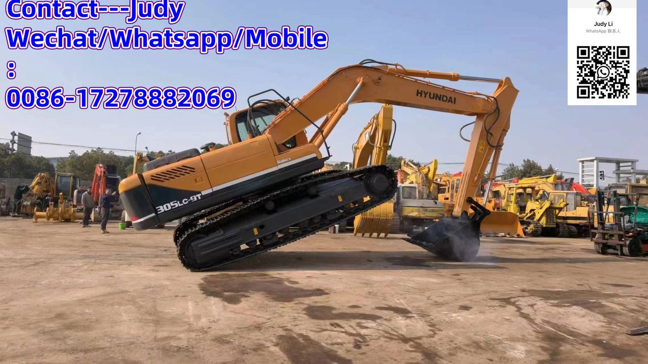 2021 Hyundai R305LC-9T crawler excavator side profile