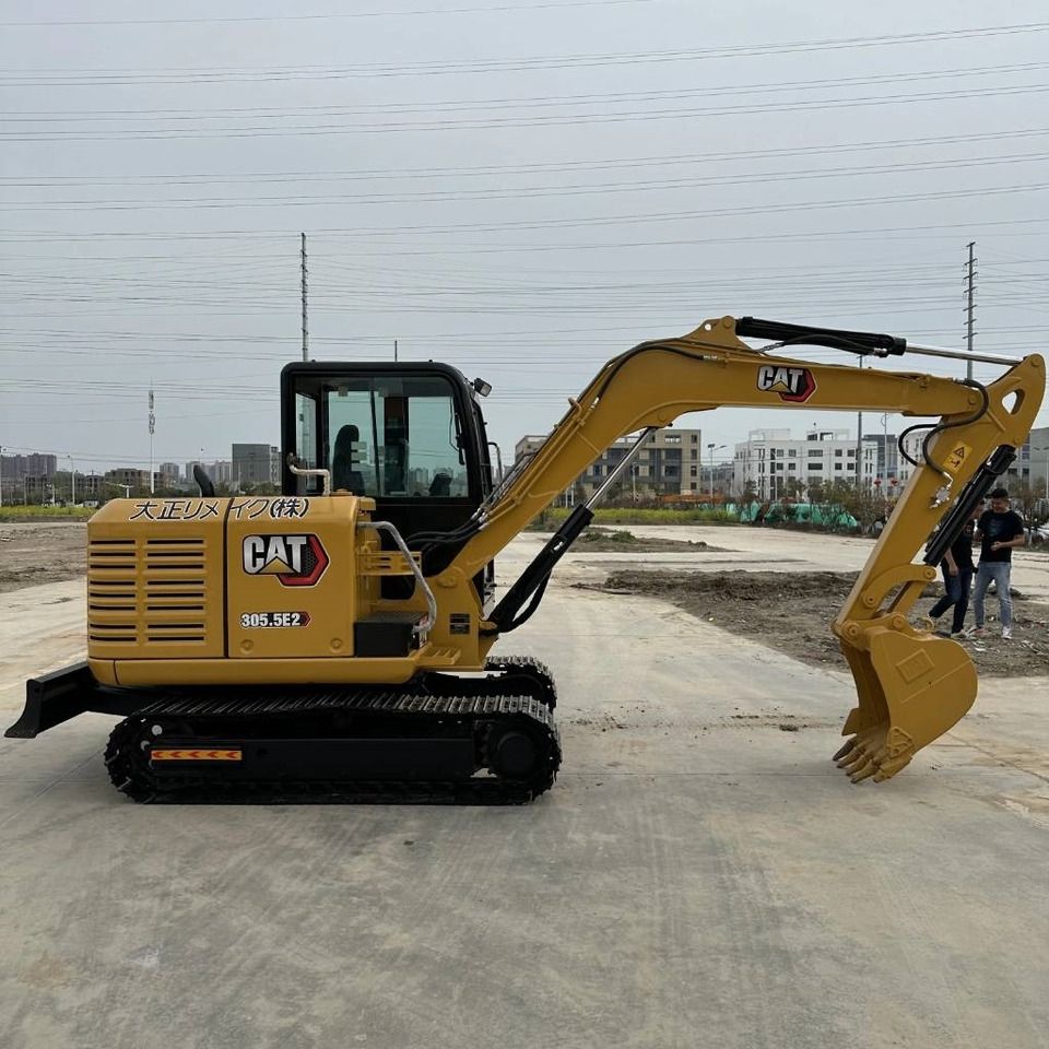2022 Caterpillar 305.5E2 mini excavator side view 2022 Caterpillar 305.5E2 mini excavator side view