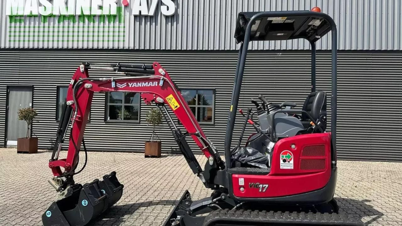 2023 Yanmar VIO 17 mini excavator, side view