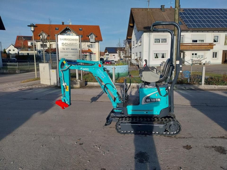 2019 Kobelco SK10SR mini excavator, side profile view 2019 Kobelco SK10SR mini excavator, side profile view