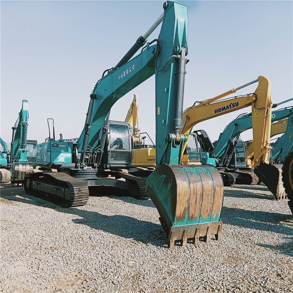 2024 Kobelco SK260D crawler excavator, front three-quarter view