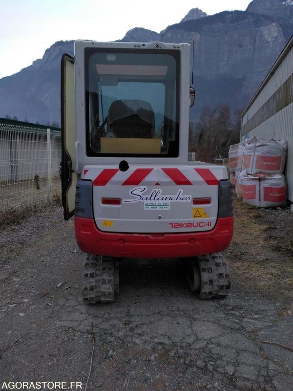 2012 Takeuchi TB 228 mini excavator rear view 2012 Takeuchi TB 228 mini excavator rear view