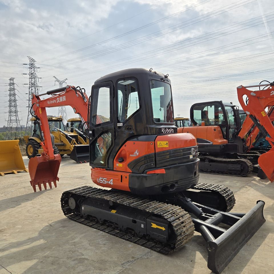 2024 Kubota U55-4 mini excavator, front three-quarter view 2024 Kubota U55-4 mini excavator, front three-quarter view