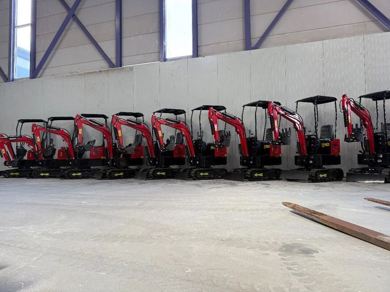 2024 JPC HT-12 mini excavators in a row 2024 JPC HT-12 mini excavators in a row