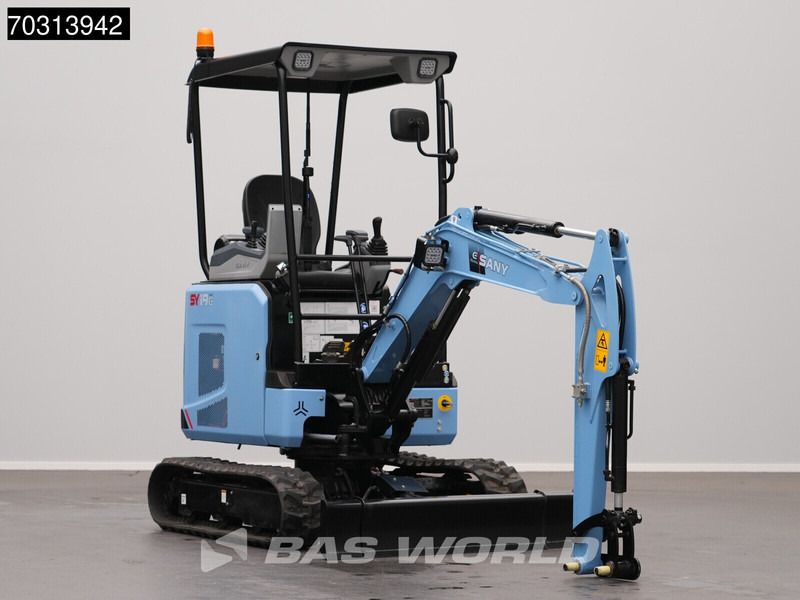 2024 Sany SY19E mini excavator, front three-quarter view 2024 Sany SY19E mini excavator, front three-quarter view