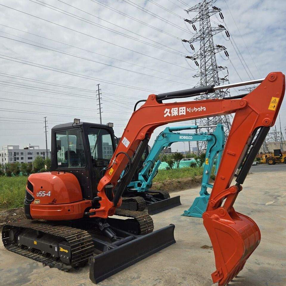 2021 Kubota U55-4 mini excavator, side view 2021 Kubota U55-4 mini excavator, side view