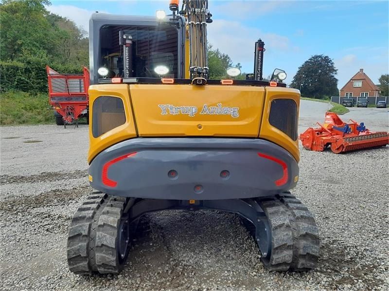 XCMG XE80E crawler excavator, rear view XCMG XE80E crawler excavator, rear view