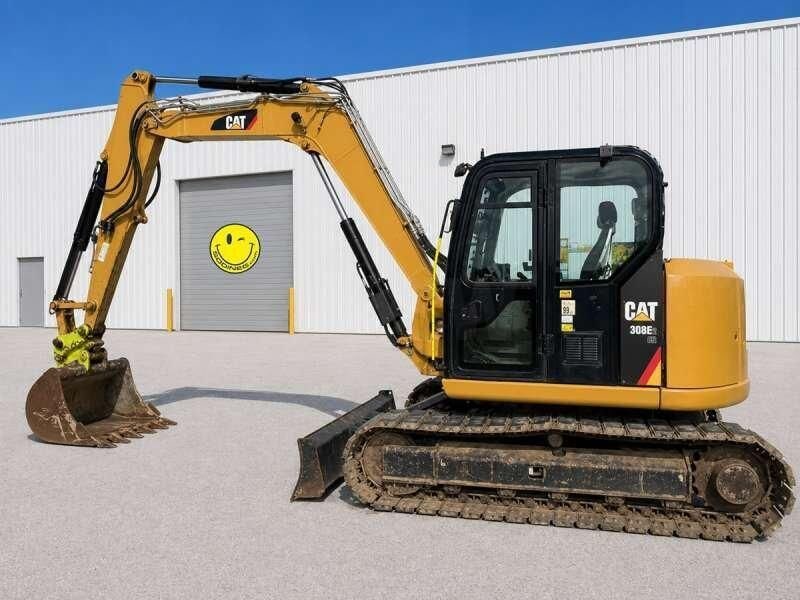 2018 Caterpillar 308E2CR crawler excavator, side view 2018 Caterpillar 308E2CR crawler excavator, side view