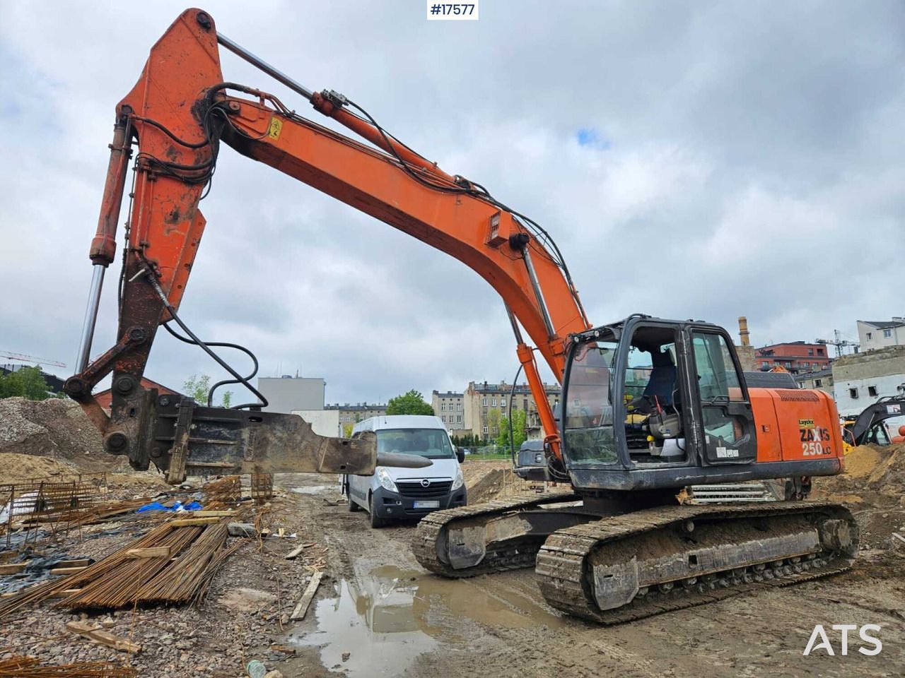 2011 Hitachi Zaxis 250LC crawler excavator, side view 2011 Hitachi Zaxis 250LC crawler excavator, side view
