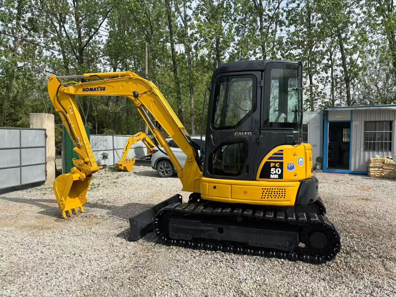 2023 Komatsu PC50MR-3 mini excavator, side profile view 2023 Komatsu PC50MR-3 mini excavator, side profile view