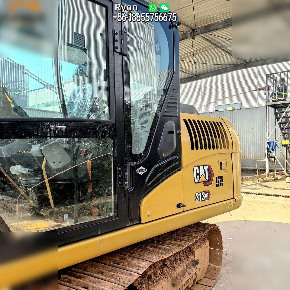 2024 Caterpillar 313GC crawler excavator cab and side view 2024 Caterpillar 313GC crawler excavator cab and side view