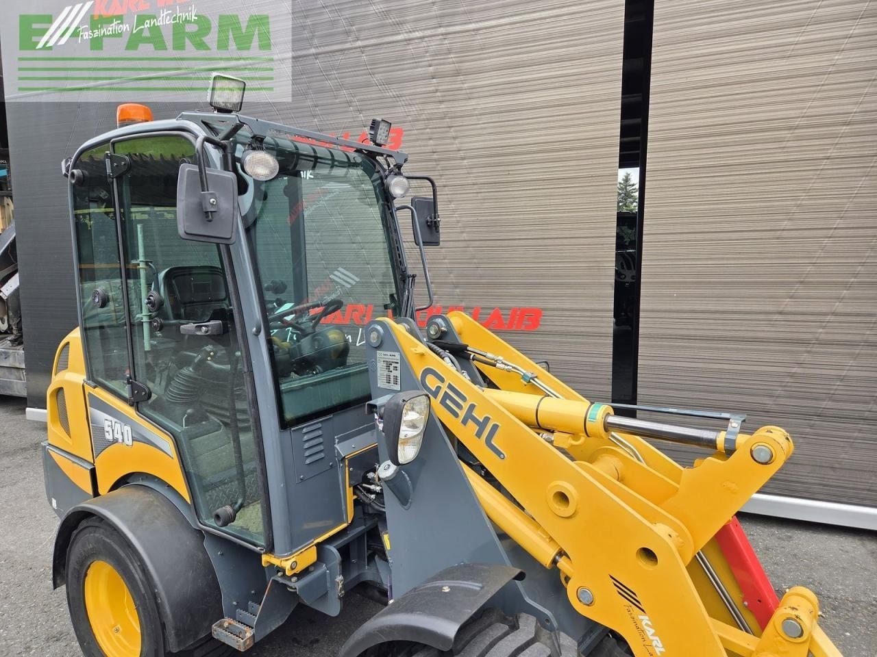 2017 Mustang AL540 mini excavator, side view