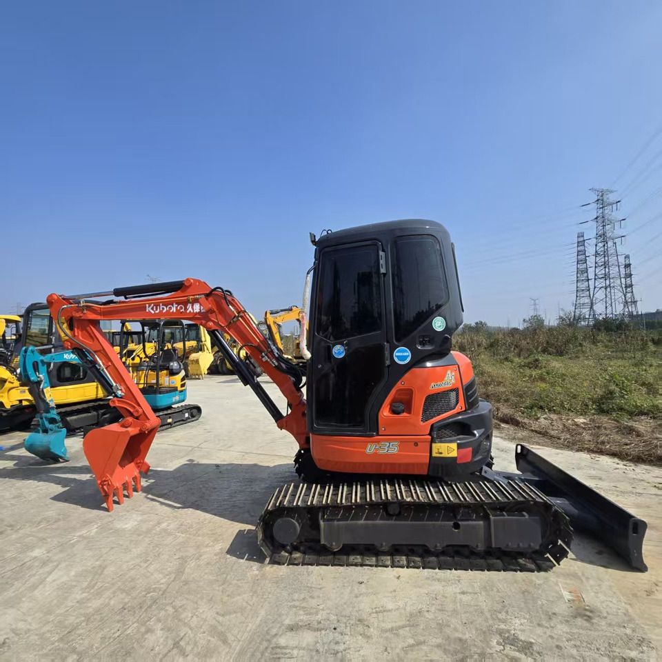 2024 Kubota U35 mini excavator, side view