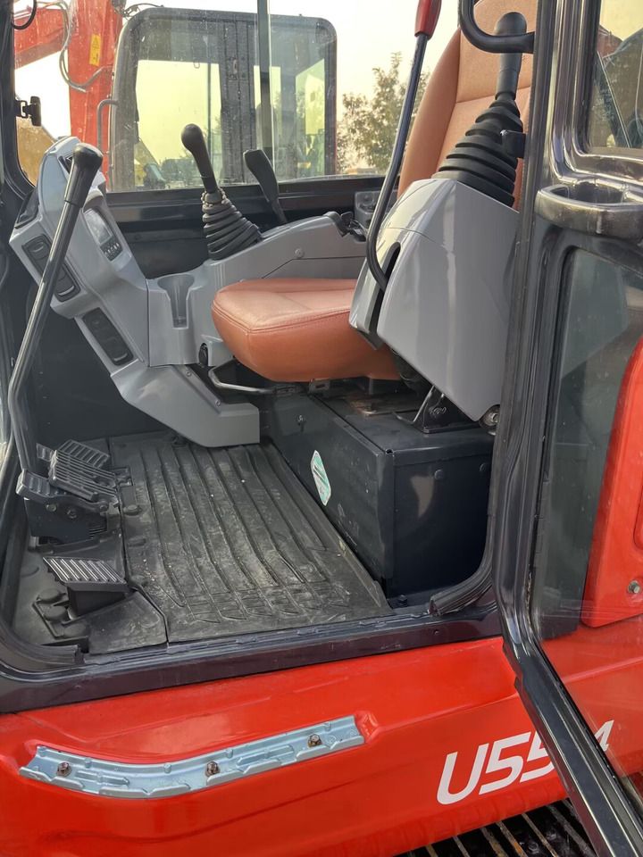 2022 Kubota U55-4 mini excavator interior view 2022 Kubota U55-4 mini excavator interior view