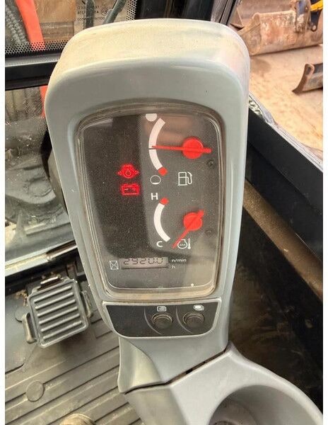 2018 Kubota KX027-4 mini excavator instrument cluster view 2018 Kubota KX027-4 mini excavator instrument cluster view