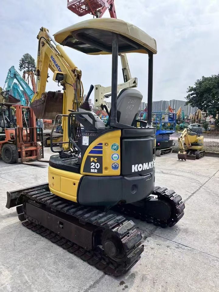 2020 Komatsu PC20MR mini excavator, rear three-quarter view 2020 Komatsu PC20MR mini excavator, rear three-quarter view