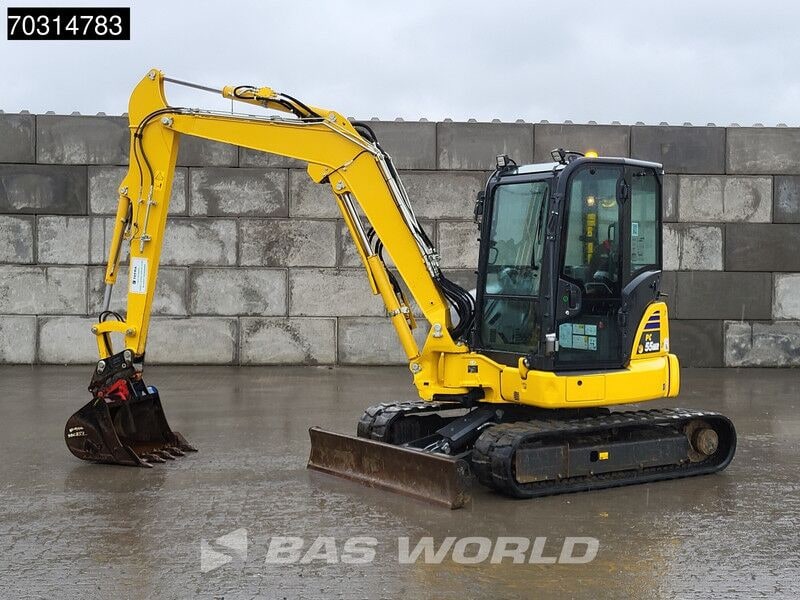2024 Komatsu PC55MR-5 mini excavator, side view 2024 Komatsu PC55MR-5 mini excavator, side view