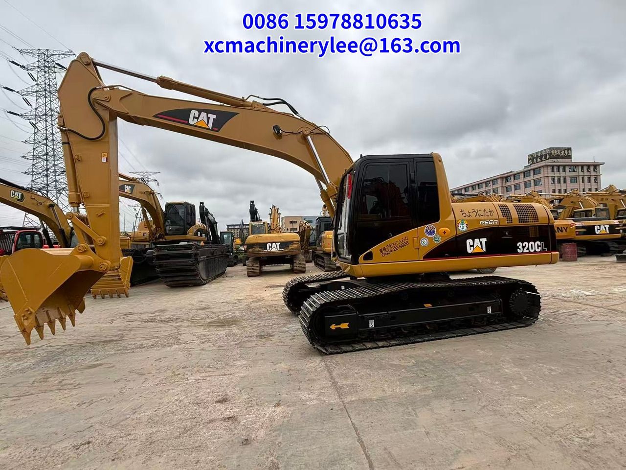 2023 Caterpillar 320CL crawler excavator, side profile view