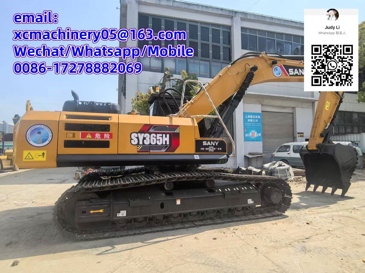 2024 Sany SY365H crawler excavator side view 2024 Sany SY365H crawler excavator side view