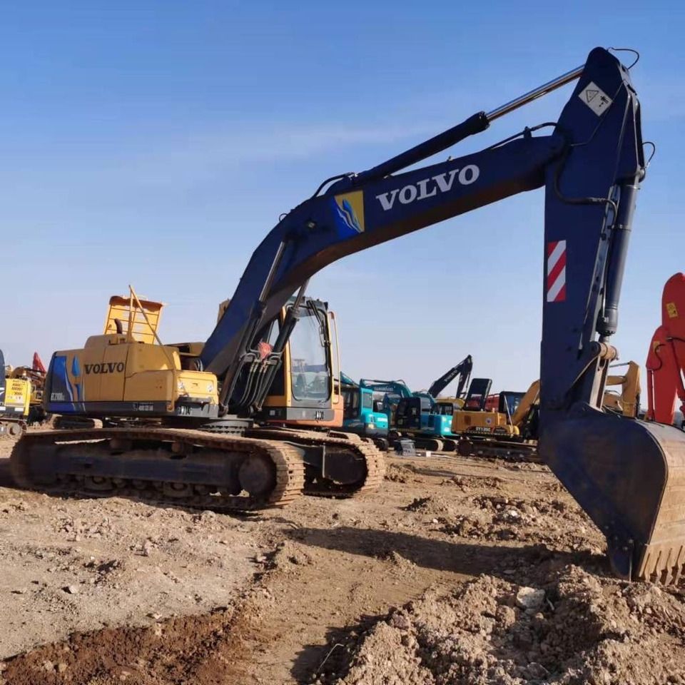 2023 Volvo EC210B crawler excavator, side profile view 2023 Volvo EC210B crawler excavator, side profile view