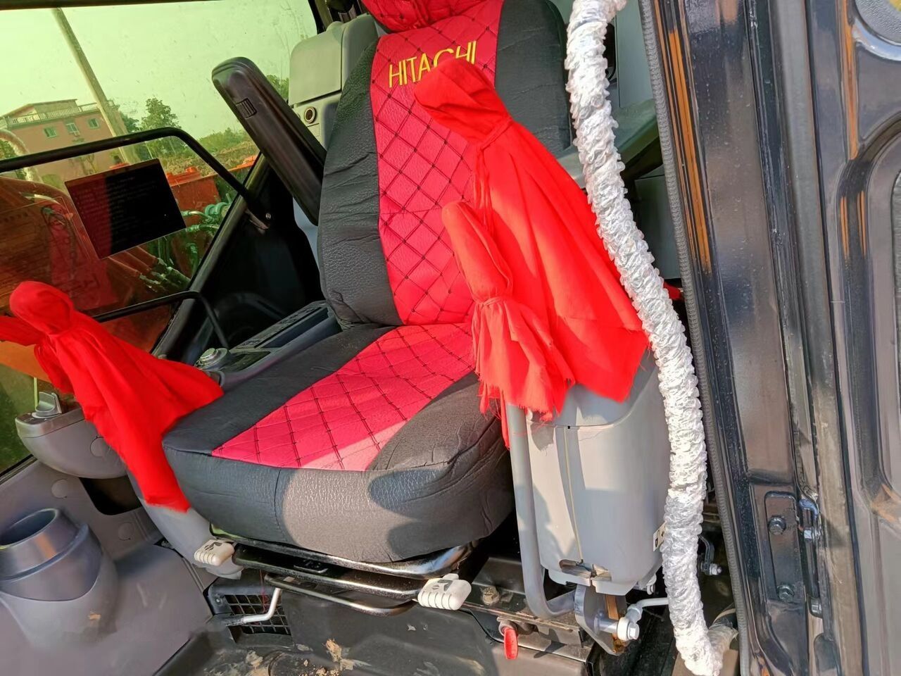 2022 Hitachi ZX70 mini excavator interior cab view