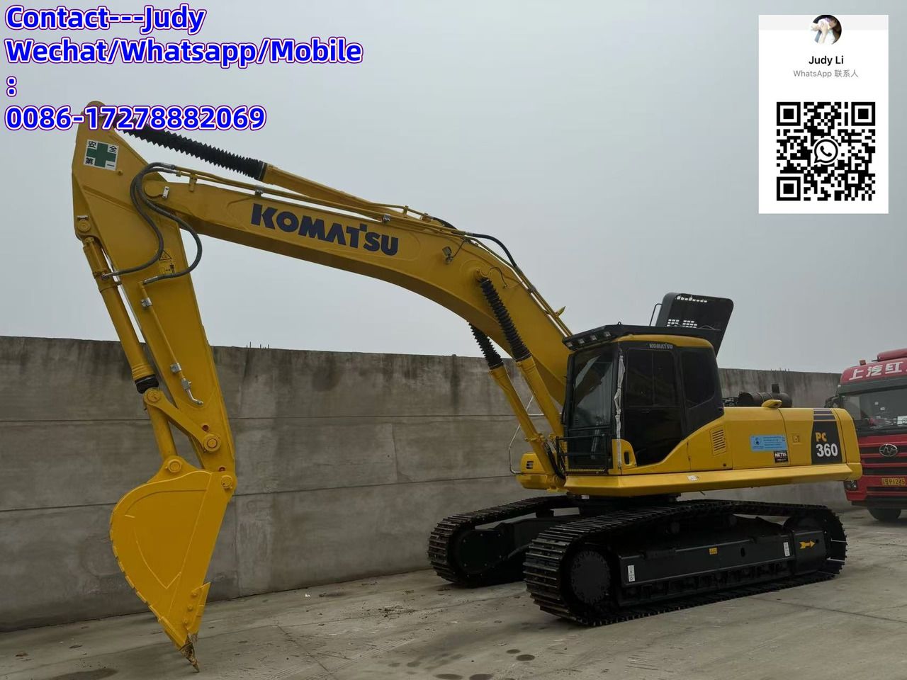 2021 Komatsu PC360 crawler excavator, side profile view 2021 Komatsu PC360 crawler excavator, side profile view