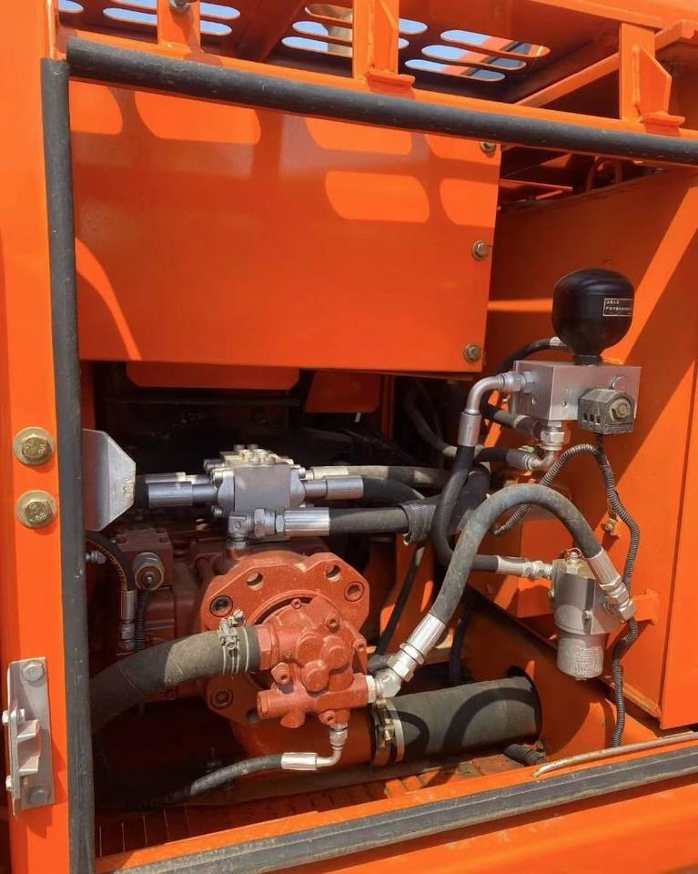 2025 Doosan DH150 crawler excavator engine compartment detail