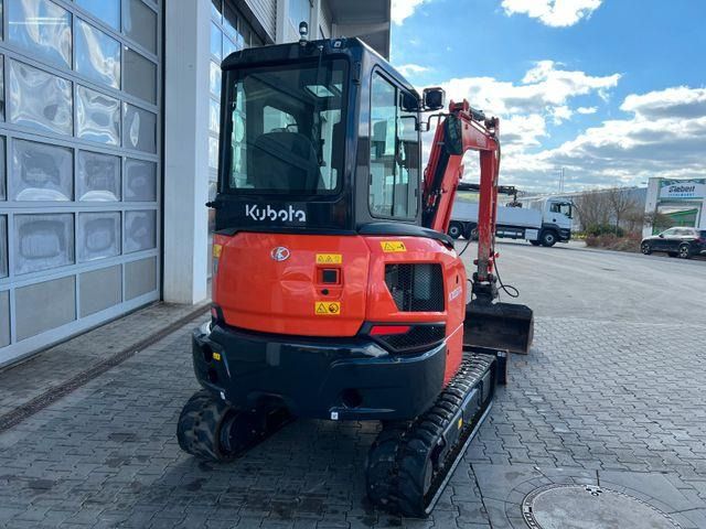 2024 Kubota KX037-4 mini excavator, rear three-quarter view