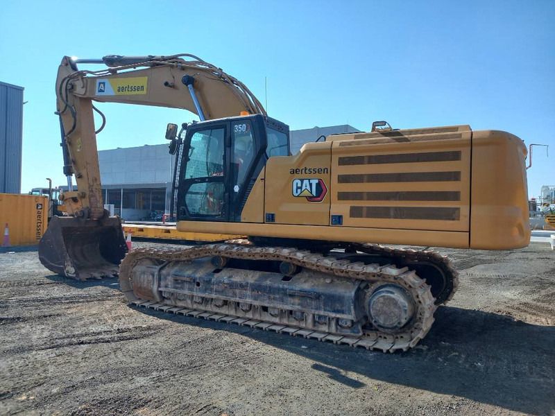 2022 Caterpillar 350 crawler excavator side view 2022 Caterpillar 350 crawler excavator side view