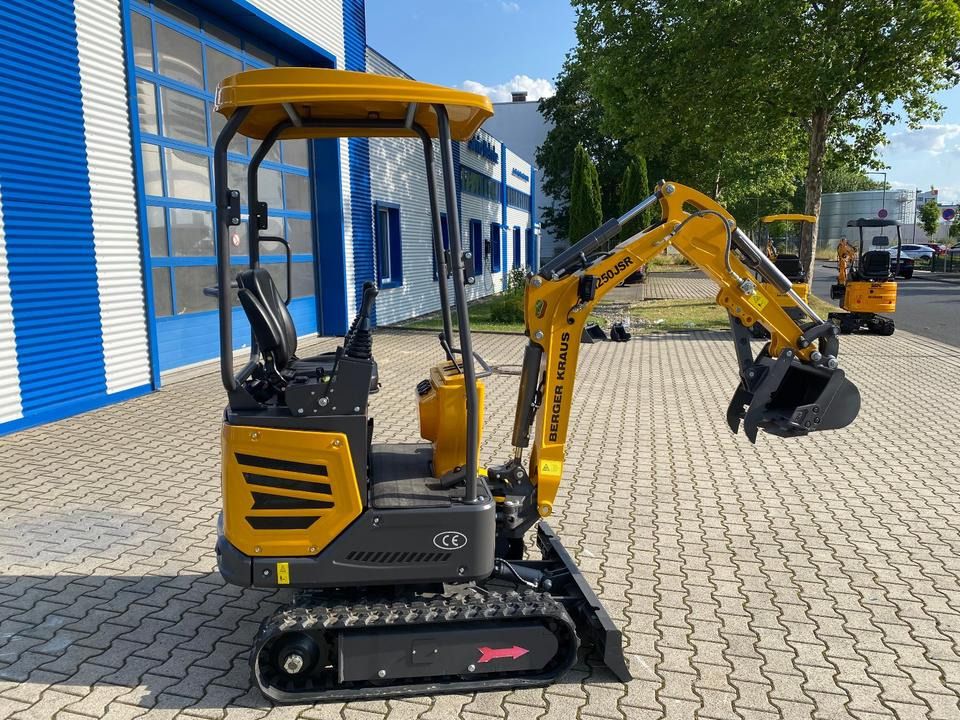 2026 Berger Kraus BK1250JSR mini excavator, side view