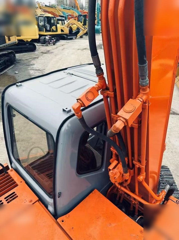 2021 Hitachi EX60-5 crawler excavator cab and boom detail 2021 Hitachi EX60-5 crawler excavator cab and boom detail