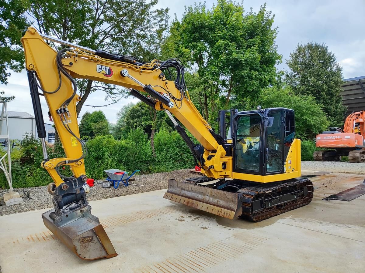 2021 Caterpillar 308CR mini excavator, side profile view 2021 Caterpillar 308CR mini excavator, side profile view