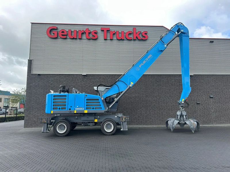 2023 Fuchs MHL350 wheel excavator, side view