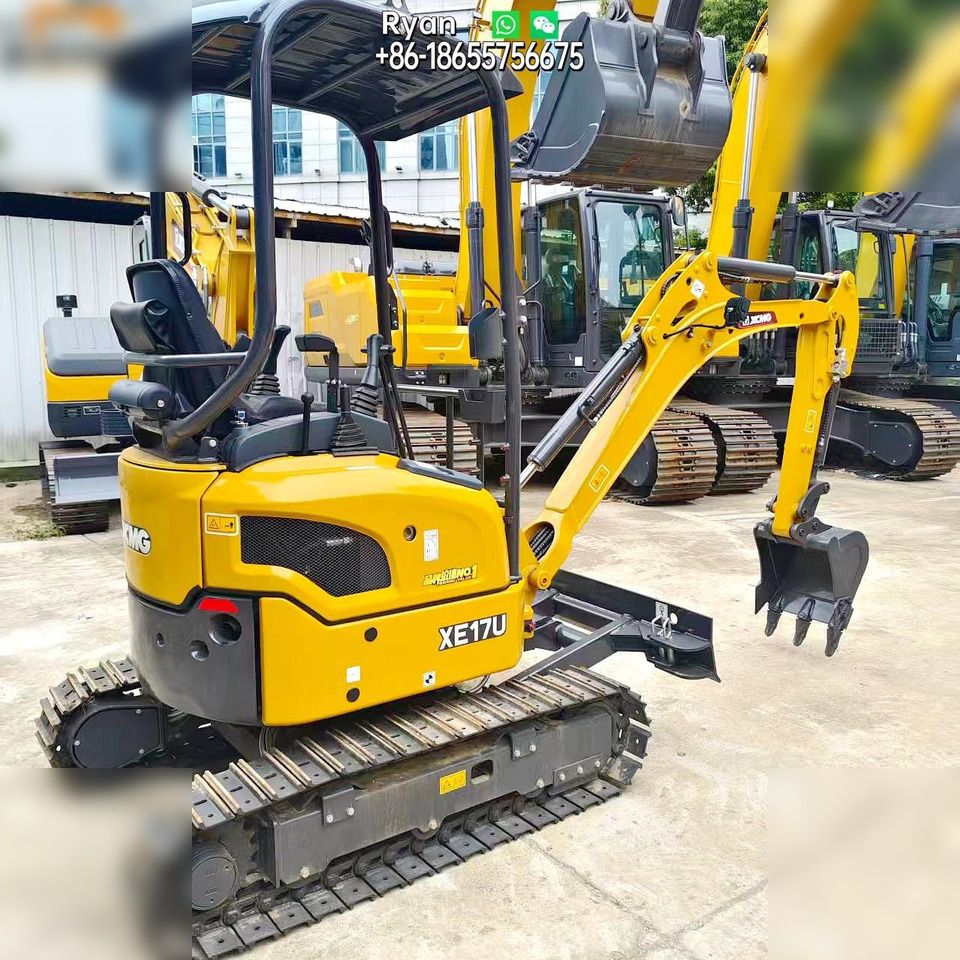 2025 XCMG XE17U mini excavator, rear three-quarter view 2025 XCMG XE17U mini excavator, rear three-quarter view