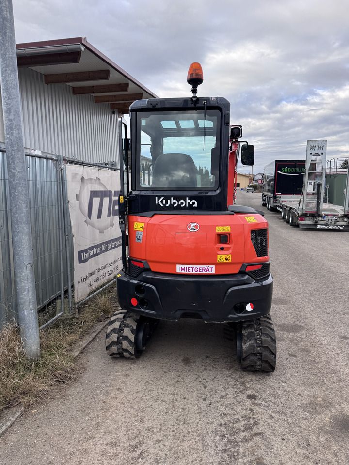 2023 Kubota KX037-4 mini excavator, rear view
