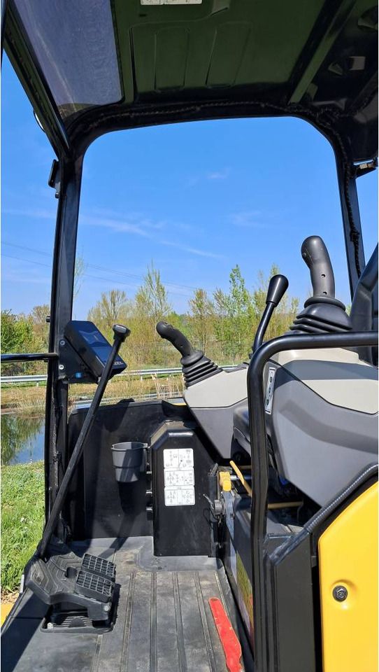 2023 Caterpillar 302.7 crawler excavator interior view 2023 Caterpillar 302.7 crawler excavator interior view