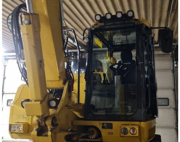 2023 Komatsu PW138MR wheel excavator cab and boom view 2023 Komatsu PW138MR wheel excavator cab and boom view