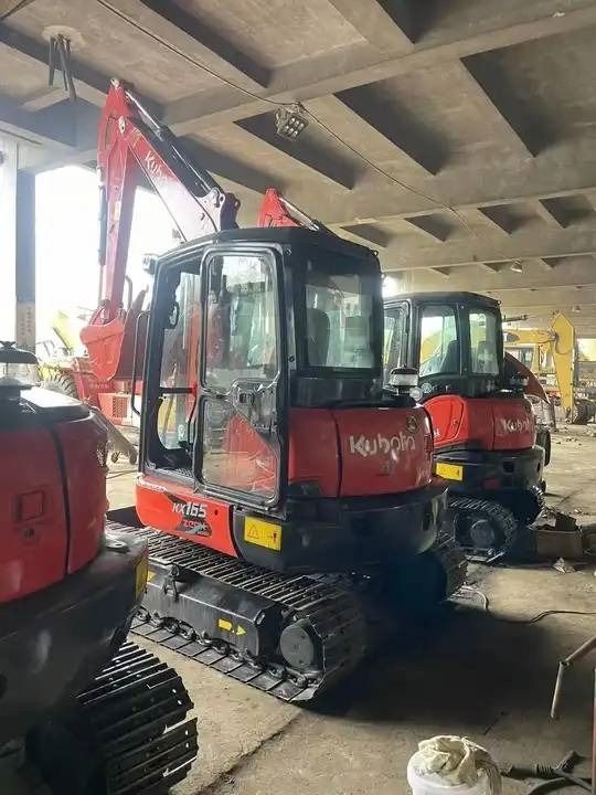 2024 Kubota KX165-5 mini excavator, front three-quarter view 2024 Kubota KX165-5 mini excavator, front three-quarter view