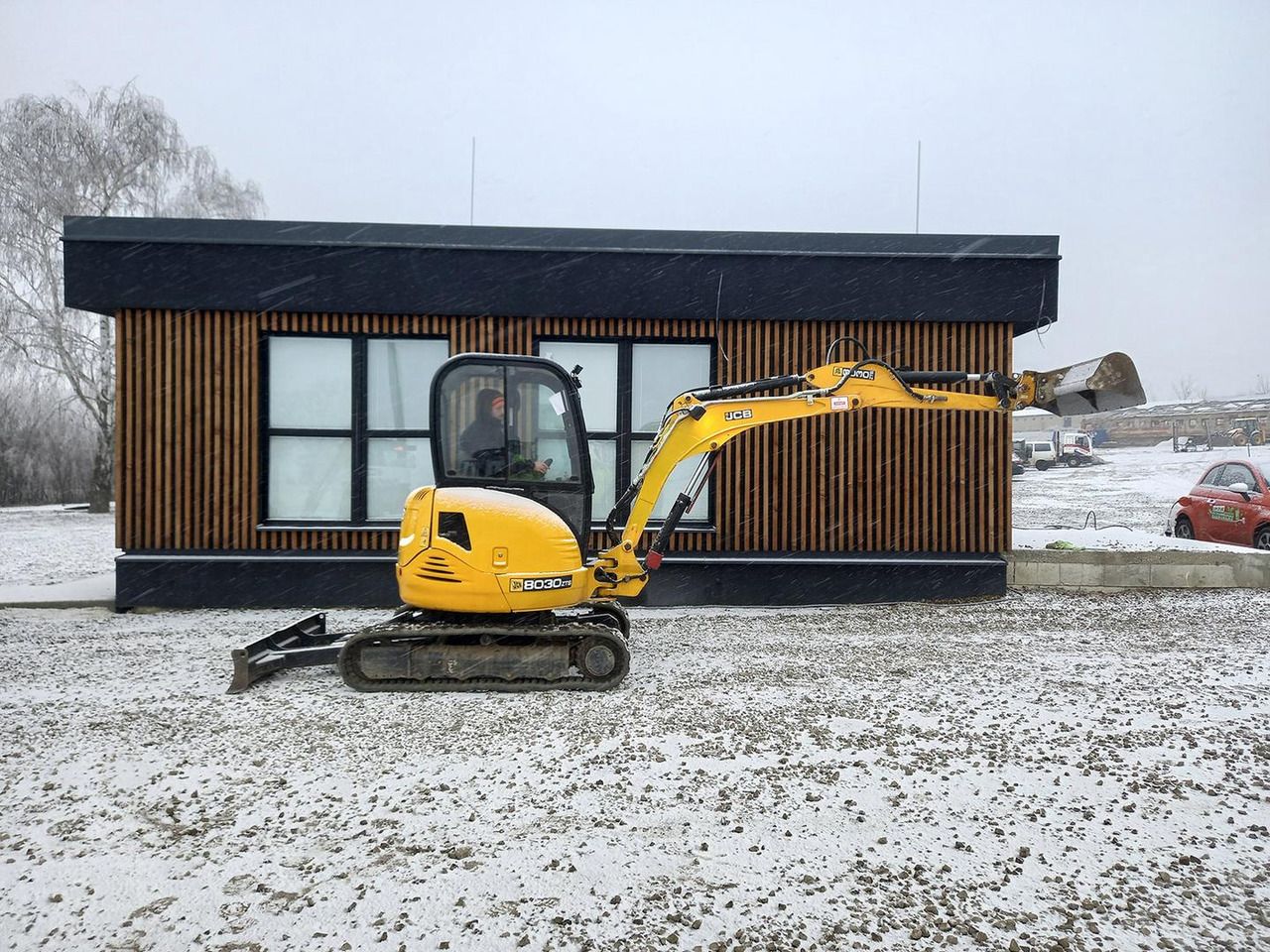 2017 JCB 8030 ZTS mini excavator side view