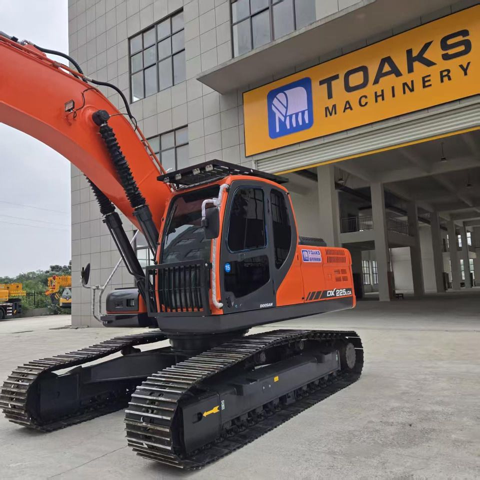 2024 Doosan DX225LCA crawler excavator, front three-quarter view 2024 Doosan DX225LCA crawler excavator, front three-quarter view