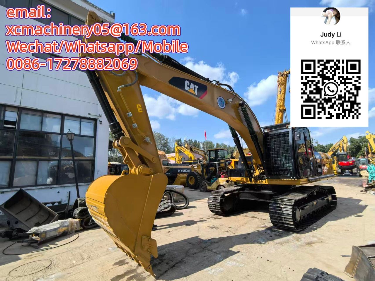 2023 Caterpillar 330D2L crawler excavator, front three-quarter view 2023 Caterpillar 330D2L crawler excavator, front three-quarter view