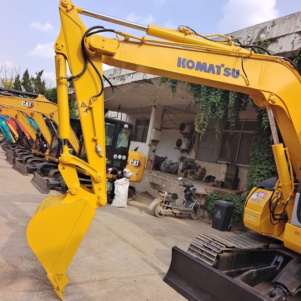 2023 Komatsu PC78US mini excavator, side profile view 2023 Komatsu PC78US mini excavator, side profile view