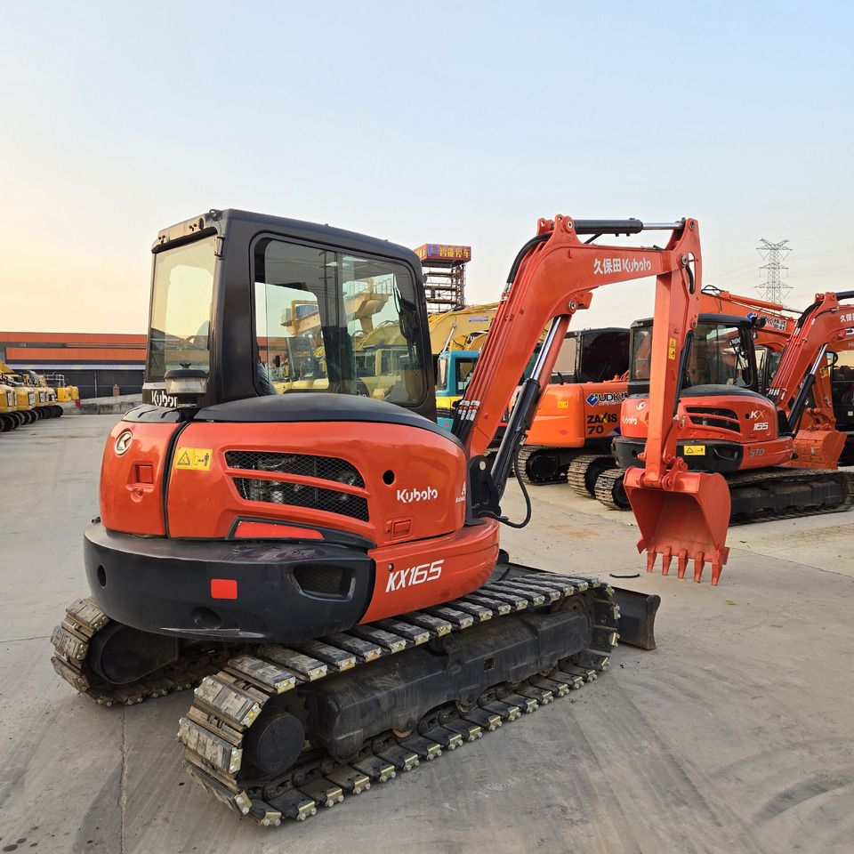 2023 Kubota KX165 mini excavator, rear three-quarter view