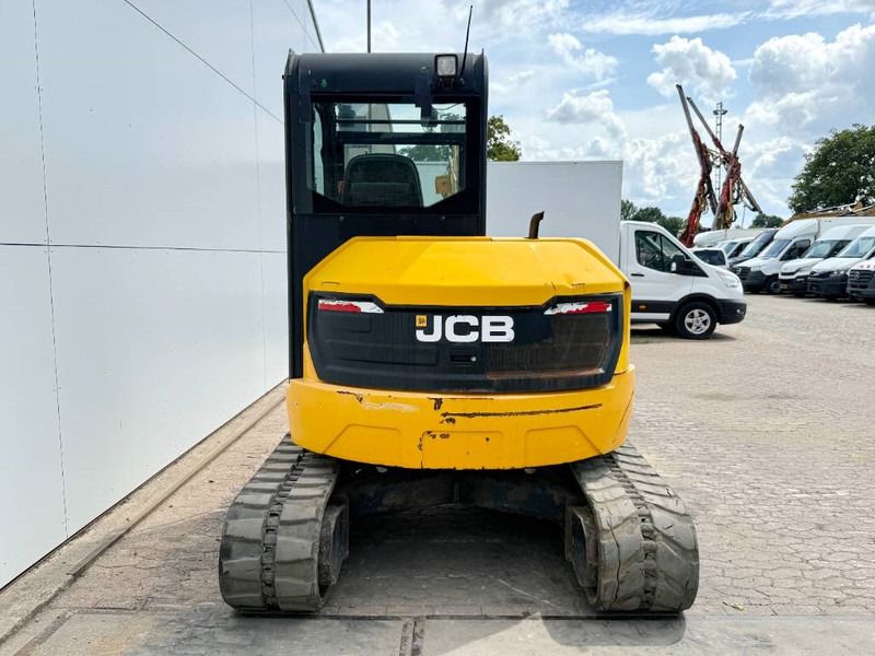2018 JCB 48Z-1 mini excavator, rear view