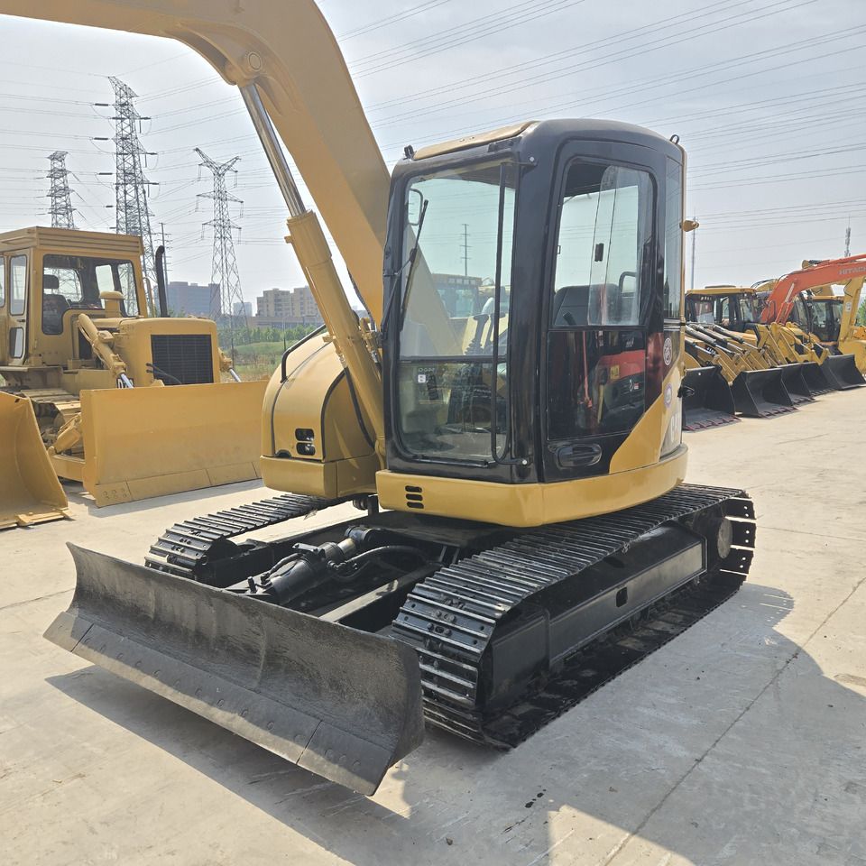 2022 Caterpillar 308C mini excavator, front three-quarter view