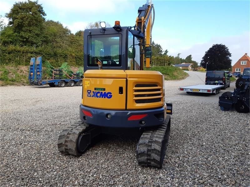 XCMG XE55E mini excavator, rear view XCMG XE55E mini excavator, rear view
