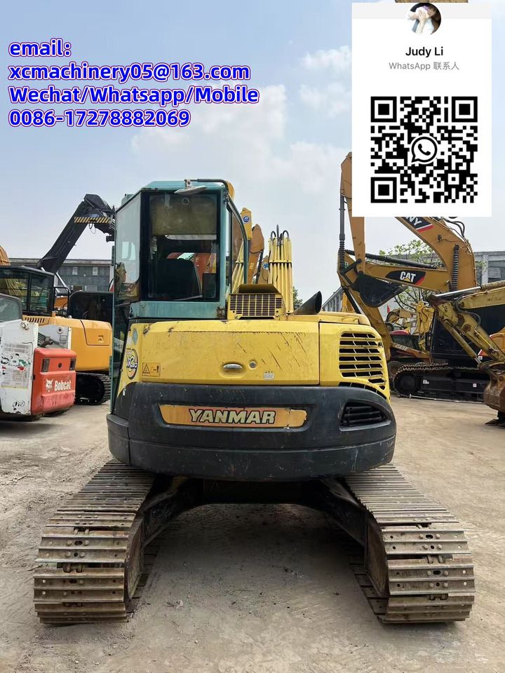 2020 Yanmar VIO80 excavator rear view 2020 Yanmar VIO80 excavator rear view