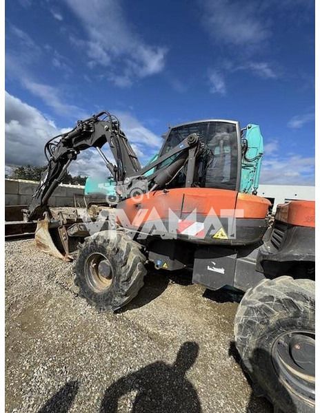 2018 Mecalac 12MTX wheel excavator, side view 2018 Mecalac 12MTX wheel excavator, side view